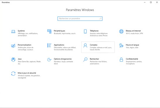 Comment créer un compte local sur son PC Windows 10 avec le panneau Paramètres 02