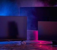 L’Aorus FI32U, l’Aorus FV43U et l’Aorus FO48U de Gigabyte seront les prochains moniteurs dédiés au gaming. // Source : Gigabyte