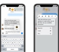L'application iMessage sur iPhone // Source : Apple