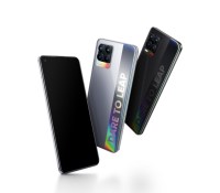 Les trois coloris du Realme 8. // Source : Realme