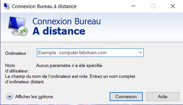 Prise de contrôle à distance d’un PC sous Windows 10 02