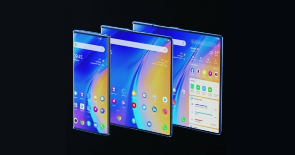Le TCL Fold N'Roll se déplie et s'étend pour un format trois-en-un // Source : TCL