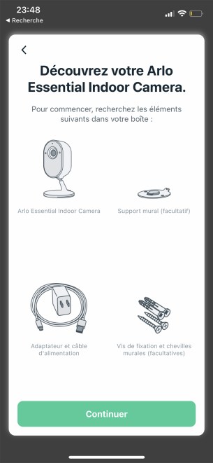 Le contenu de la boîte apparaît dans l'app // Source : Frandroid / Yazid Amer