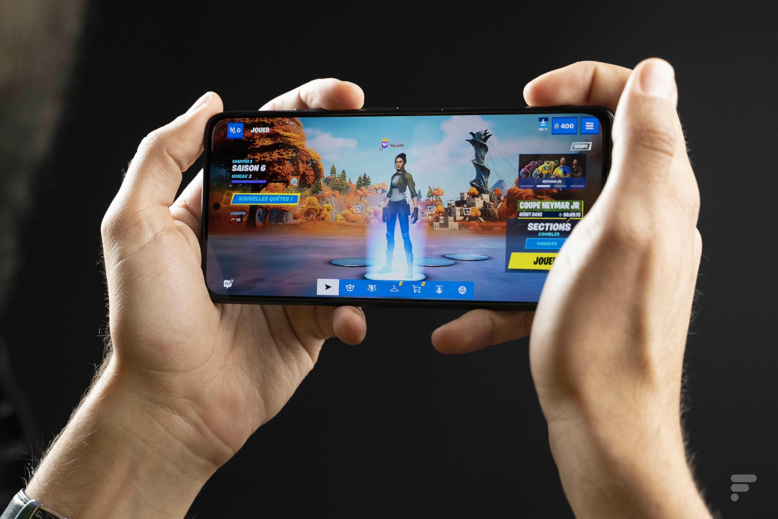 Fortnite sur le Xiaomi Poco F3
