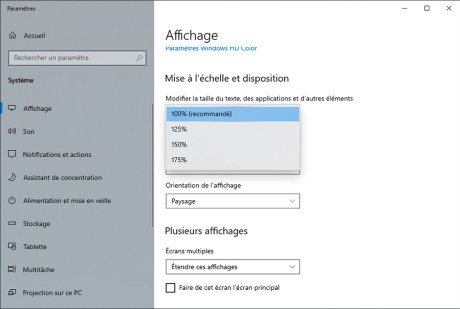 Comment gérer le multiscreen sous Windows 10 08