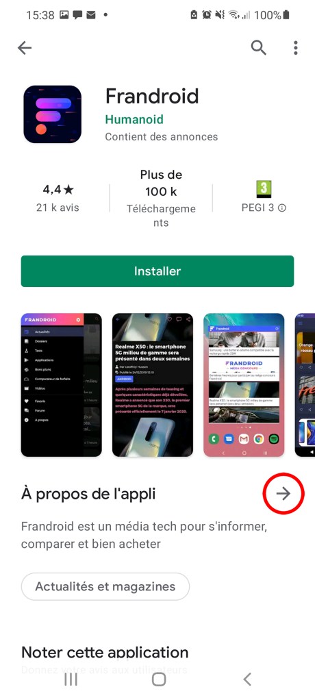 Comment télécharger une appli à partir du Google Play Store et sans le Play Store 05