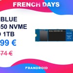 Le SSD NMVe 1 To de Western Digital est une excellent deal des French Days Le SSD NMVe 1 To de Western Digital est une excellent deal des French Days