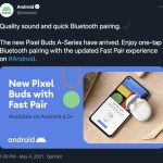 Google officialise par mégarde l&rsquo;arrivée des Pixel Buds A-Series