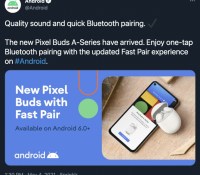 Le tweet annonçant par erreur l'arrivée des Pixel Buds A-Series // Source: 9to5Google
