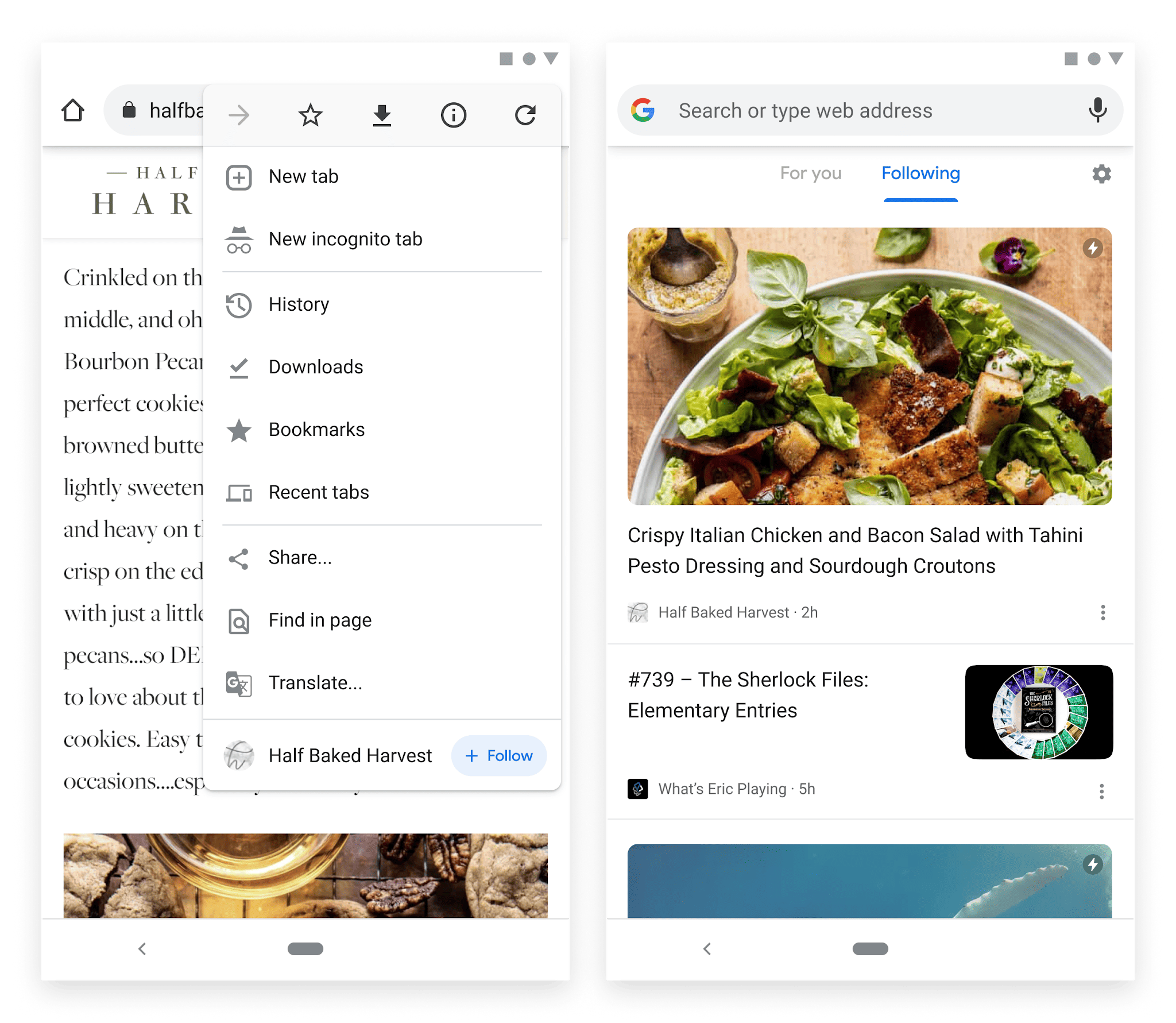 La fonction de suivi des sites Internet sur Google Chrome
