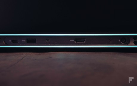 L'unique usb-C se trouve à l'arrière du châssis. // Source : Frandroid - Anthony Wonner