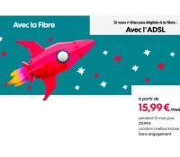 Boîte Sosh – Fibre 15,99€:an