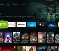 L'interface de Google TV