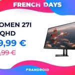 HP Omen 27i : un écran PC gaming QHD et 165 Hz avec 170 € de réduction HP Omen 27i : un écran PC gaming QHD et 165 Hz avec 170 € de réduction