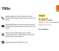 Orange 70 Go offre