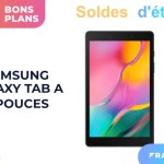 129 euros, c’est le prix de la Samsung Galaxy Tab A 8″ pendant les soldes 129 euros, c’est le prix de la Samsung Galaxy Tab A 8″ pendant les soldes