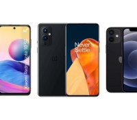 top 3 xiaomi Redmi Note 10 5G, OnePlus 9 et iPhone 12 Mini