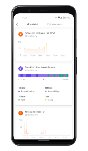 Xiaomi Mi Smart Band 6 - Mi Fit App - Suivi santé (3)