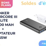 Le prix de cette batterie externe Anker de 25 600 mAh chute de 20% pendant les soldes Le prix de cette batterie externe Anker de 25 600 mAh chute de 20% pendant les soldes