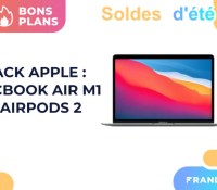 apple macbook air m1 + airpods 2 soldes ete 2021