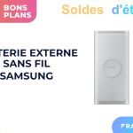 La batterie externe sans fil de Samsung ne coûte que 5,49 € pendant les soldes