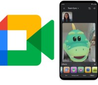 L'application Google Meet sur smartphone // Source : Frandroid