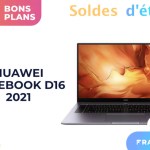 Soldes 2021 : le nouveau Huawei MateBook D 16 (Ryzen 4600H) perd 100 € Soldes 2021 : le nouveau Huawei MateBook D 16 (Ryzen 4600H) perd 100 €