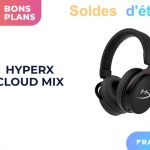 Le casque HyperX Cloud Mix (filaire + Bluetooth) est à -36% pendant les soldes Le casque HyperX Cloud Mix (filaire + Bluetooth) est à -36% pendant les soldes
