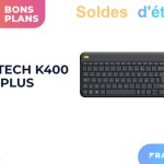 Le très populaire clavier Logitech K400 plus est à moitié prix pendant les soldes Le très populaire clavier Logitech K400 plus est à moitié prix pendant les soldes