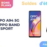 Oppo A94 : un bon smartphone 5G avec un prix en baisse pour les soldes (et un cadeau offert) Oppo A94 : un bon smartphone 5G avec un prix en baisse pour les soldes (et un cadeau offert)