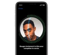 Un scan de votre tête façon Face ID pour valider votre identité // Source : Apple