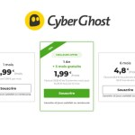 Cyberghost VPN offre actuellement 3 mois sur l’abonnement annuel (1,99 €/mois) Cyberghost VPN offre actuellement 3 mois sur l’abonnement annuel (1,99 €/mois)