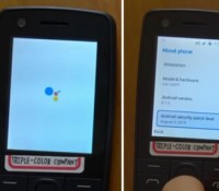 Une version d'Android pour téléphone classique abandonnée. // Source :  YouTube Calyx Hikari 