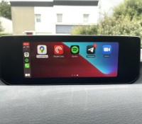 Apple CarPlay sur la Mazda MX-30 // Source : Bob JOUY pour Frandroid