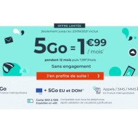 Cdiscount mobile Septembre 5Go