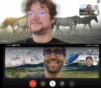 Google Meet sur Android vous laisse changer de fond d'écran // Source : Frandroid