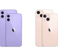 iPhone 12 à gauche et iPhone 13 à droite