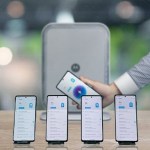 Motorola frime avec un chargeur sans fil à distance sur quatre smartphones Motorola frime avec un chargeur sans fil à distance sur quatre smartphones