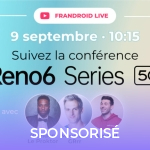 Découvrez la OPPO Reno6 Series en direct avec Monsieur GRrr et Brandon Le Proktor sur Frandroid Découvrez la OPPO Reno6 Series en direct avec Monsieur GRrr et Brandon Le Proktor sur Frandroid