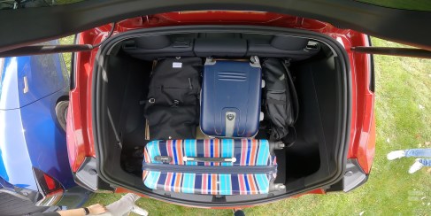 Le coffre arrière de la Tesla Model Y  // Source : Frandroid