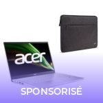 Acer Swift 3 : cet ultrabook à l’excellent rapport qualité-prix est encore moins cher avec cette offre Acer Swift 3 : cet ultrabook à l’excellent rapport qualité-prix est encore moins cher avec cette offre