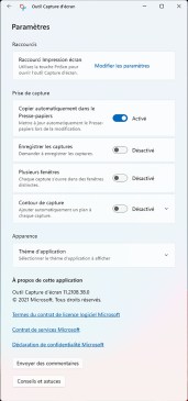 Comment réaliser une capture d'écran sur Windows 11 avec Outil Capture d'écran 007