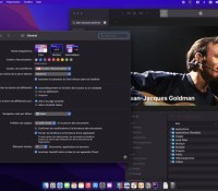 Le mode sombre sur macOS // Source : Frandroid