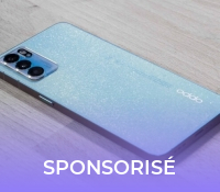 L'arrière de l'Oppo Reno 6 possède un revêtement Glow. // Source : Frandroid - Anthony Wonner L'arrière de l'Oppo Reno 6 possède un revêtement Glow. // Source : Frandroid - Anthony Wonner