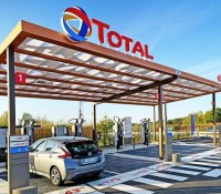Une station TotalEnergies