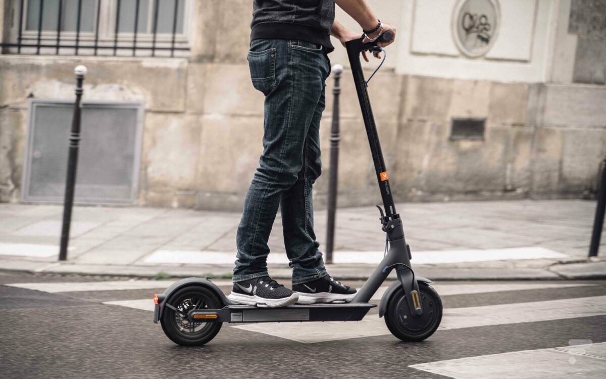 Xiaomi Mi Electric Scooter 3 // Source : Anthony Wonner - Frandroid Xiaomi Mi Electric Scooter 3 // Source : Anthony Wonner - Frandroid