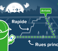 Citymapper ajoute la fonctionnalité rues principales. // Source : Citymapper