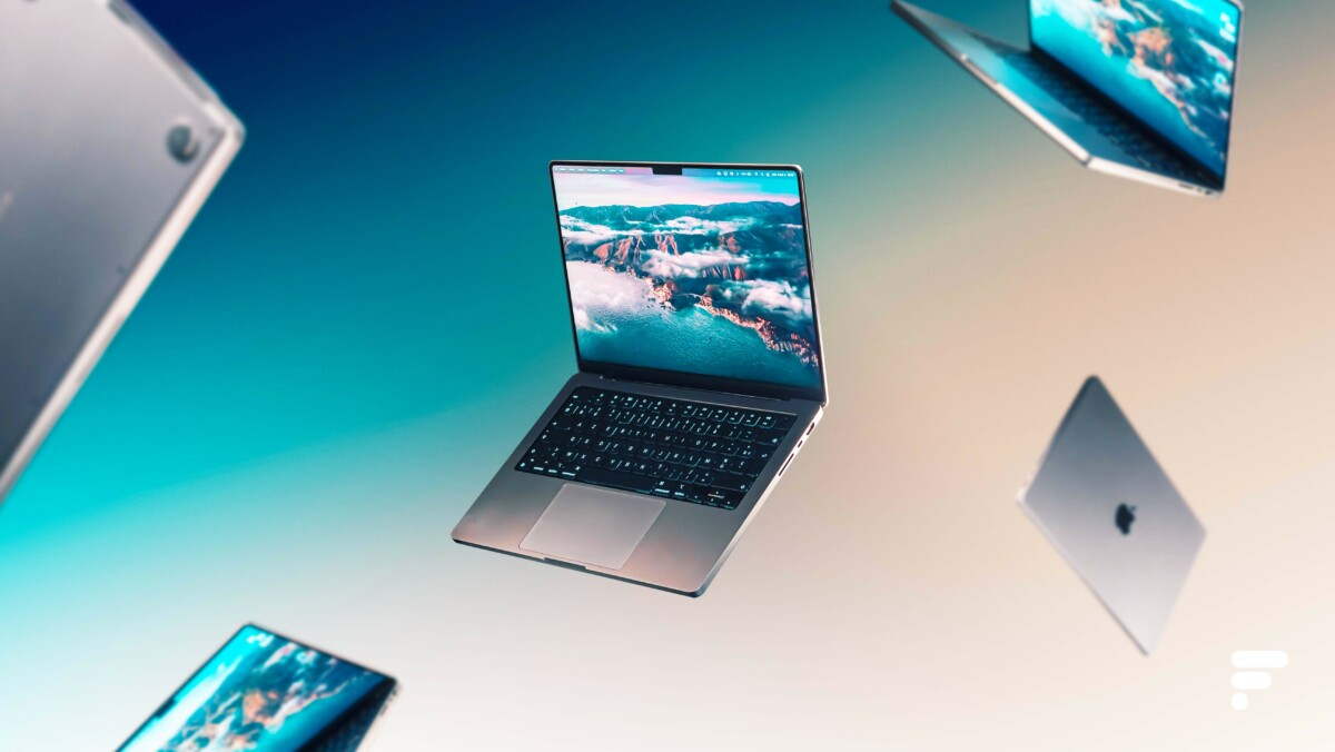 Le MacBook Pro 14 M1 // Source : Arnaud Gelineau - Frandroid Le MacBook Pro 14 M1 // Source : Arnaud Gelineau - Frandroid