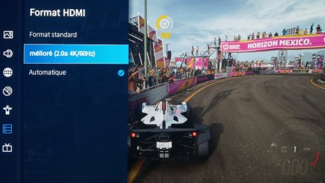 Les prises HDMI sont "limitées" au format 2.0a.