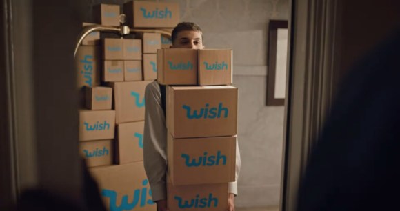 Extrait d'une publicité pour Wish // Source : Wish Extrait d'une publicité pour Wish // Source : Wish